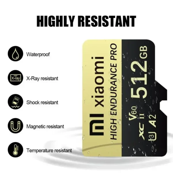 ⁦بطاقة ذاكرة Xiaomi Micro SD عالية السرعة، سعات تصل إلى 2 تيرابايت، فئة C10، مثالية للهواتف الذكية، توفر تخزينًا موثوقًا وأداءً سريعًا.⁩ - الصورة ⁦3⁩