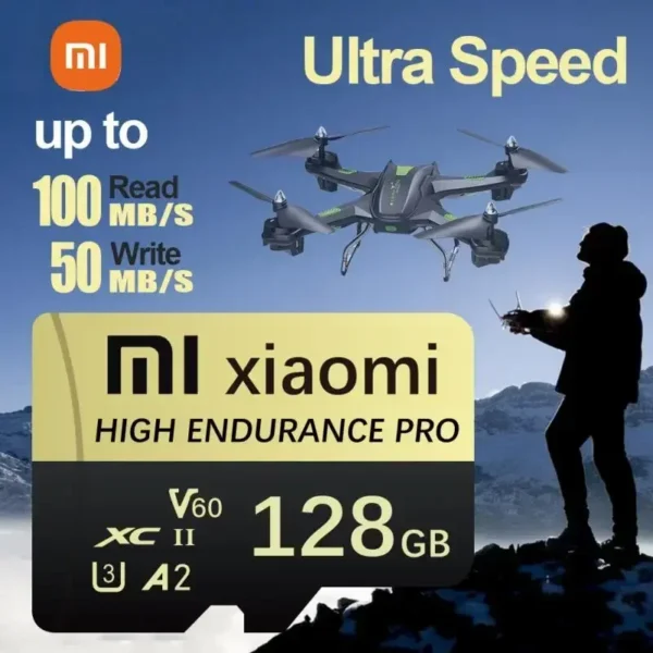 ⁦بطاقة ذاكرة Xiaomi Micro SD عالية السرعة، سعات تصل إلى 2 تيرابايت، فئة C10، مثالية للهواتف الذكية، توفر تخزينًا موثوقًا وأداءً سريعًا.⁩ - الصورة ⁦2⁩